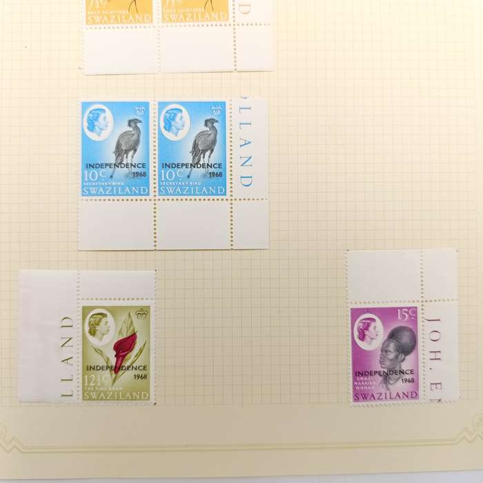 Swaziland Independence overprints set - 1968