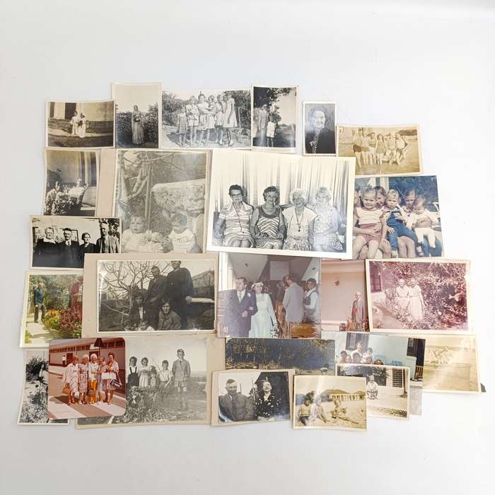 Lot of 27 Vintage & antique photos of the Van Wyk, Badenhorst, Beukes, Groenewald families