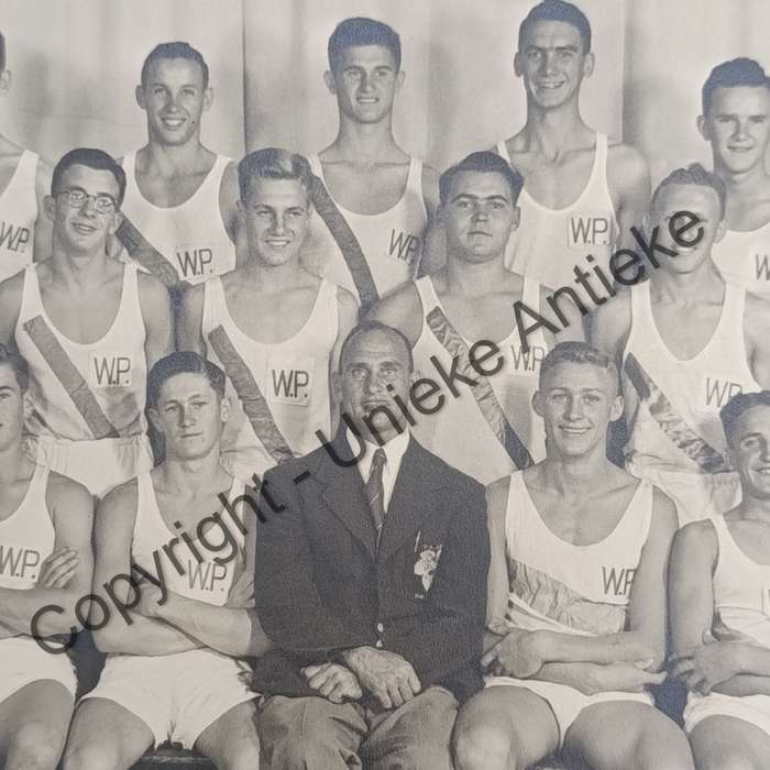 1953 WP Athletic team photo with names - S.A Championships