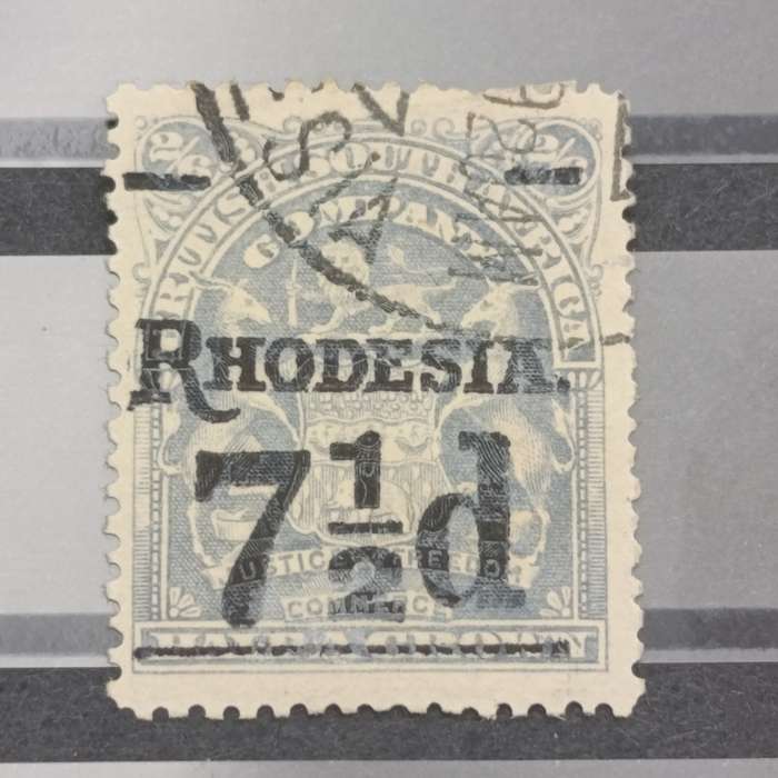 British South Africa company 1909 Surrcharge by Waterlow with Rhodesia overprint - set of 4 used