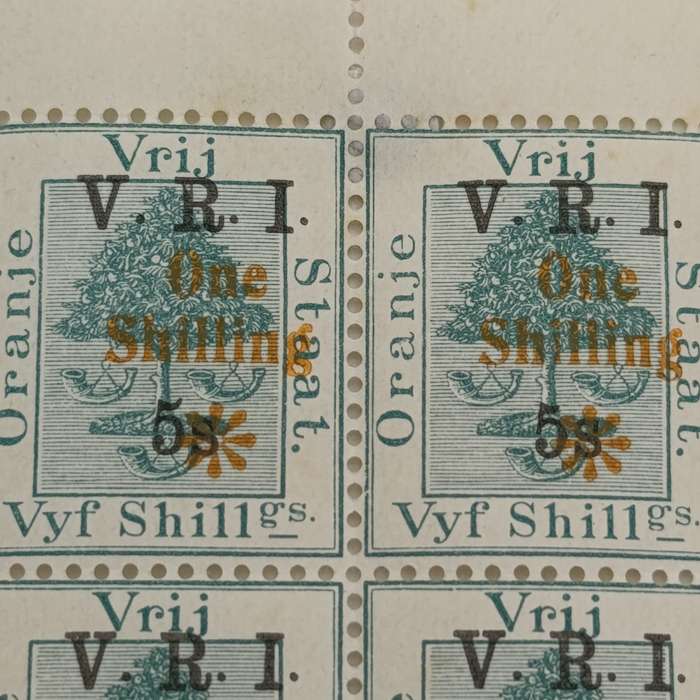 Orange River colony SACC 83 Block of 4 mint