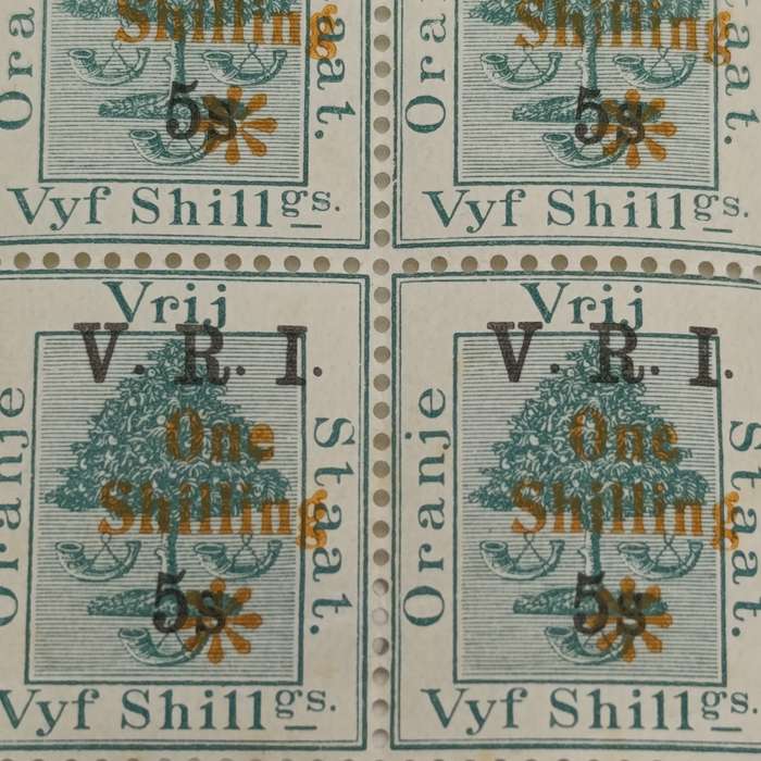 Orange River colony SACC 83 Block of 4 mint