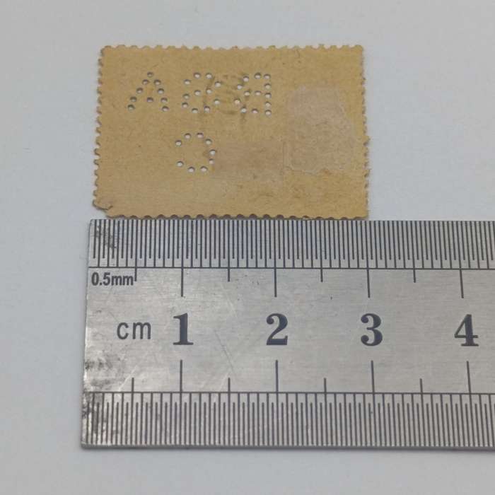 BSA Company Perfin BSAC 1896/7 Two Shilling six pence used