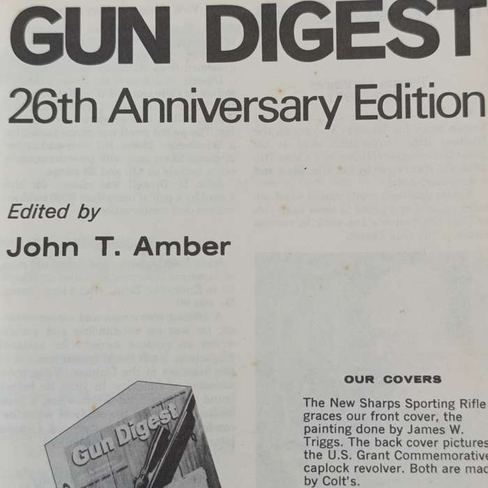 1972 Deluxe edition Gun Digest - by John Amber