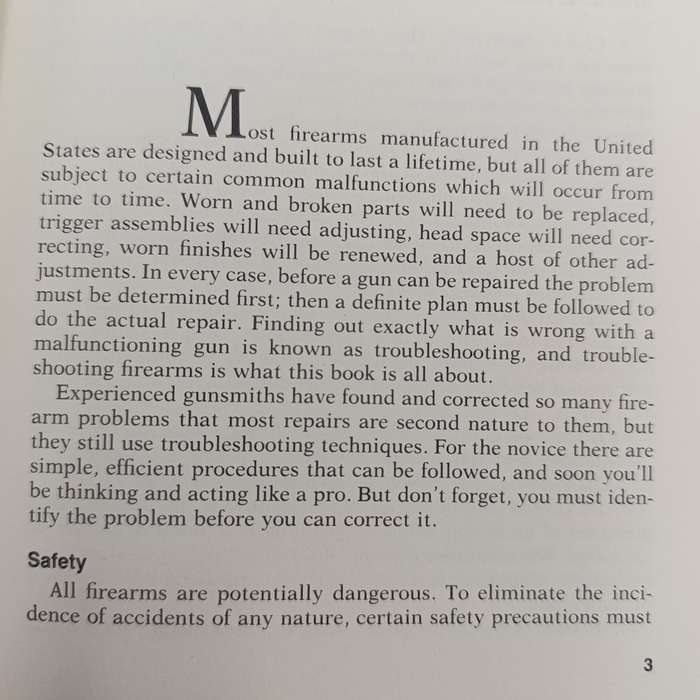 Learn Gunsmithing - The Troublesome method by John Traister - 1980