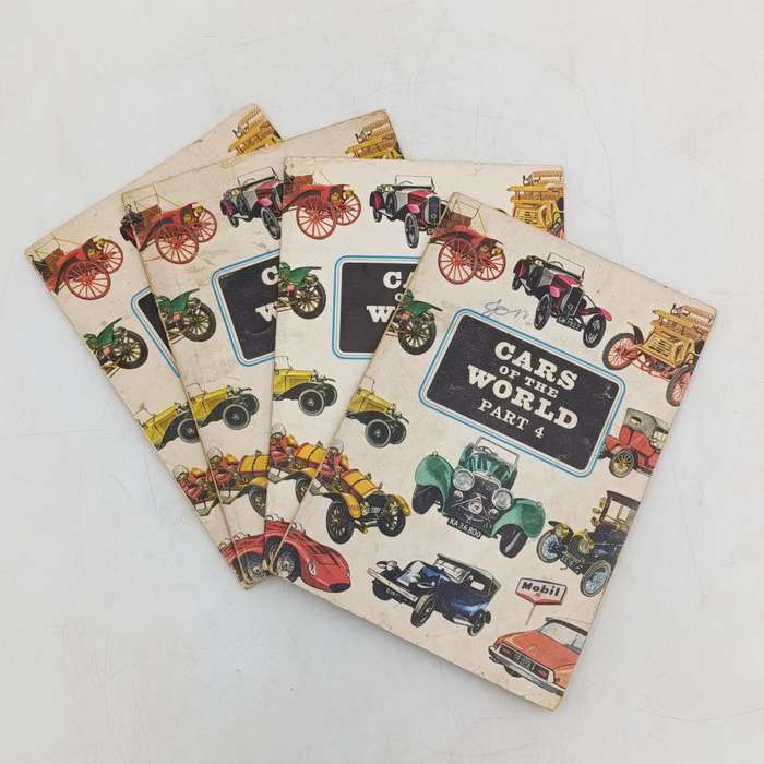 Cars of the World Volumes 1 to 4 by JD Scheel