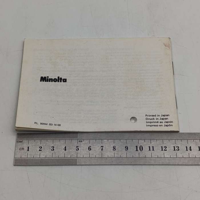 Minolta MD lenses - Depth of field tables