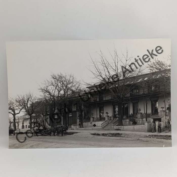 Antique photo taken at Zomerlust plein in Paarl - circa late 1800's