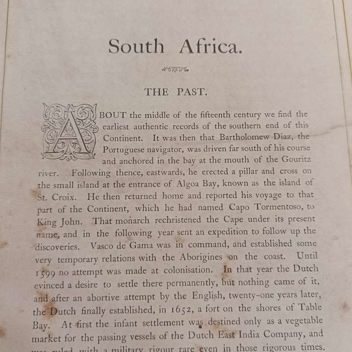 Photographic Scenery of South African book with 100 photos - circa 1880 - some damaged pages