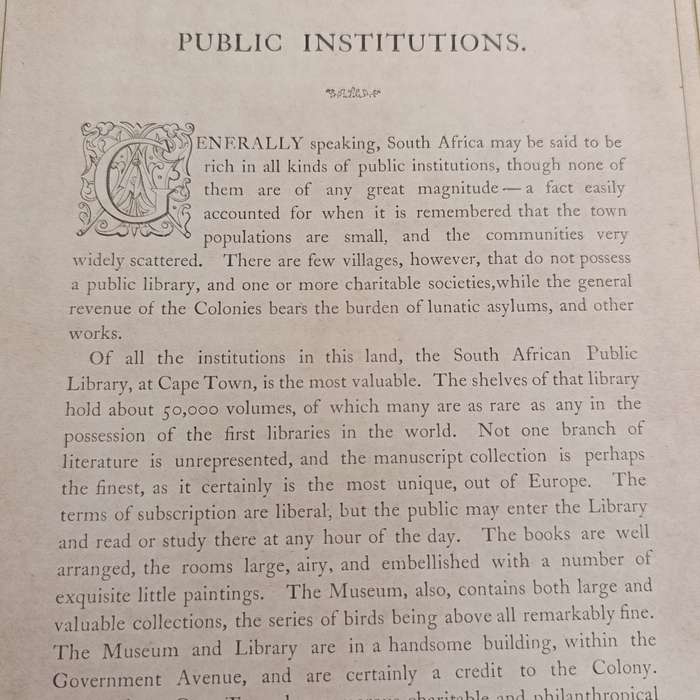 Photographic Scenery of South African book with 100 photos - circa 1880 - some damaged pages