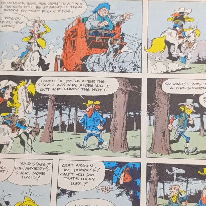Lucky Luke The Stage Coach graphic novel