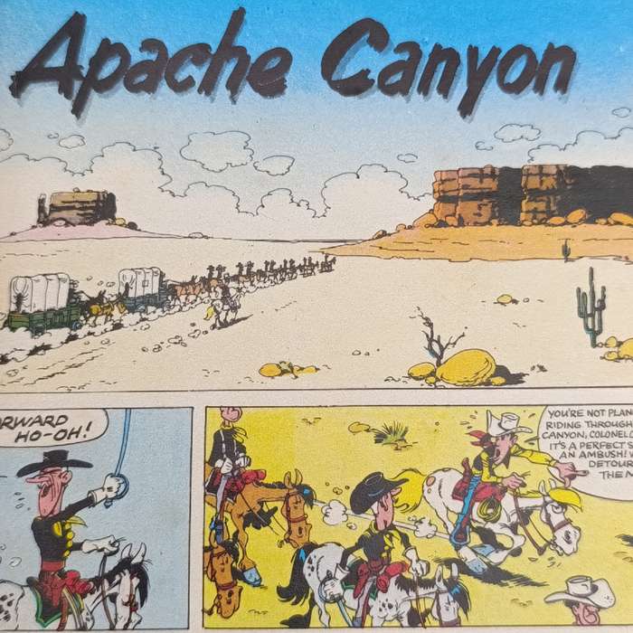 Lucky Luke Apache Canyon graphic novel