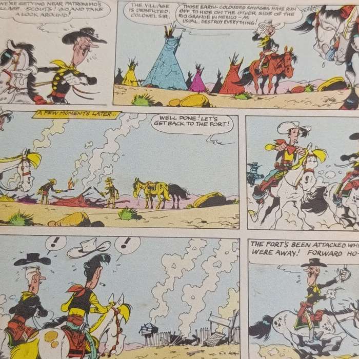 Lucky Luke Apache Canyon graphic novel