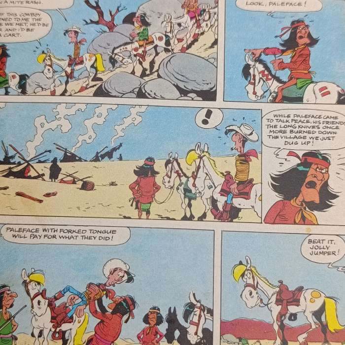Lucky Luke Apache Canyon graphic novel
