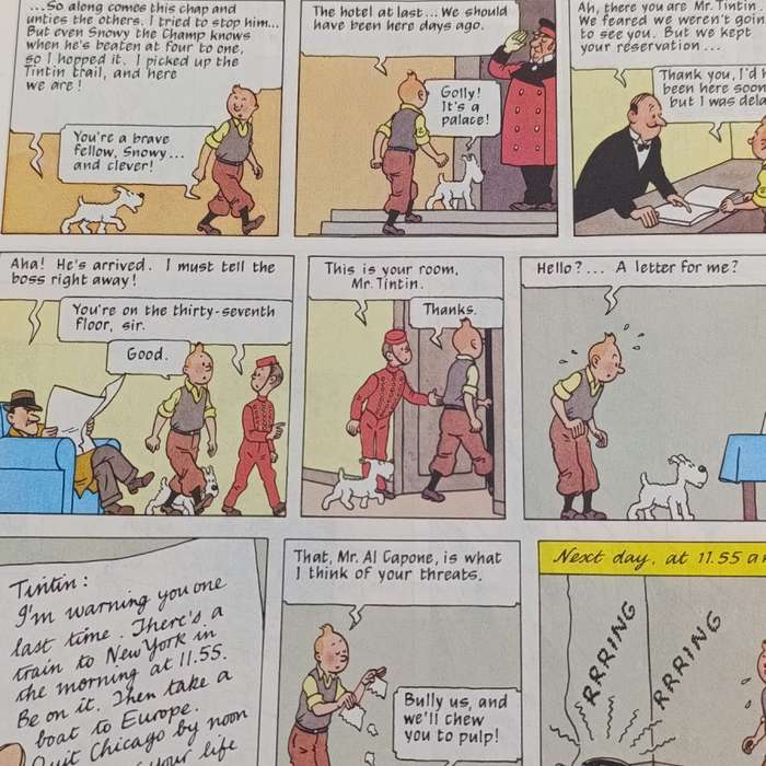 The Adventures of TinTin in America