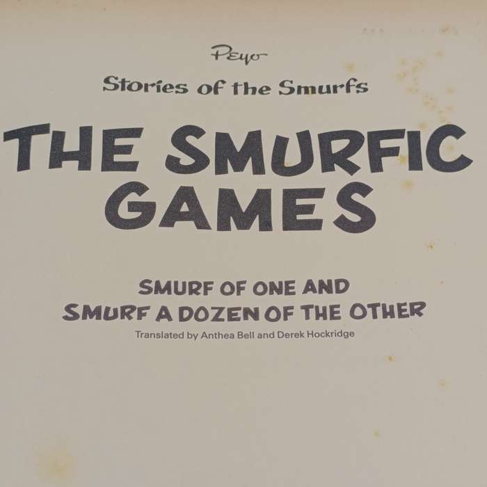 Smurfs in The Smurfic games