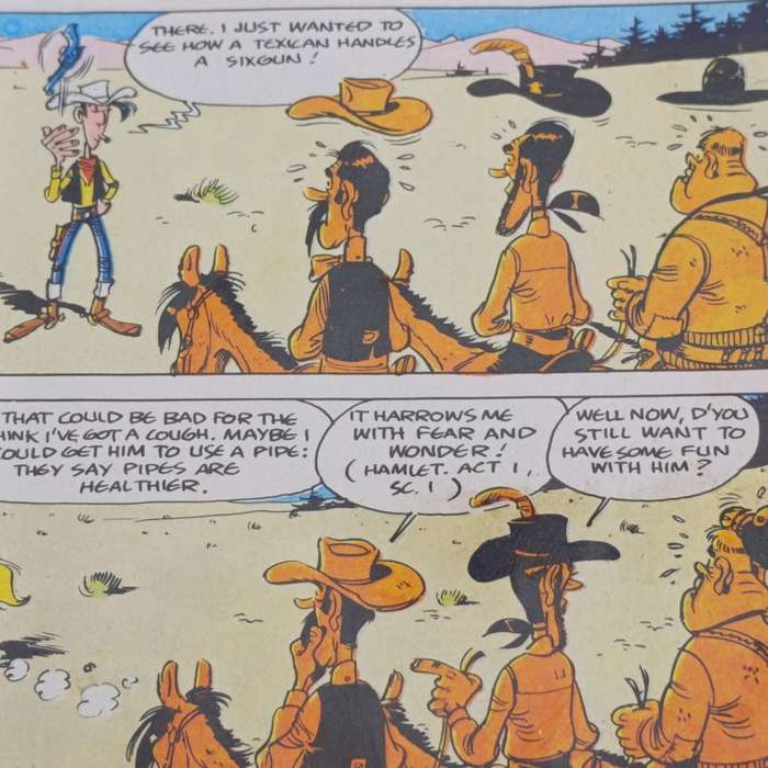 Lucky Luke and Jesse James graphic novel