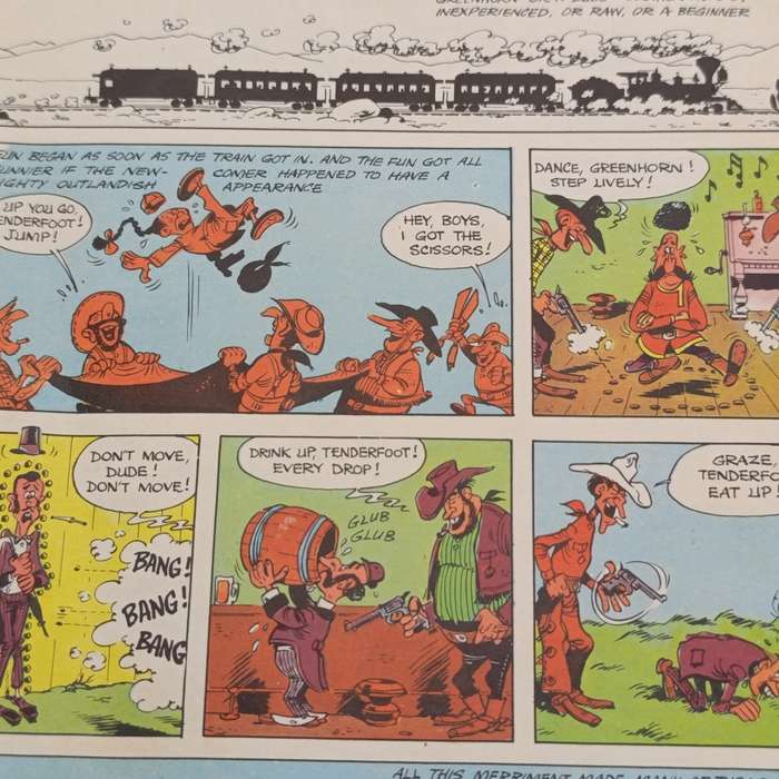 Lucky Luke and the Tenderfoot graphic novel