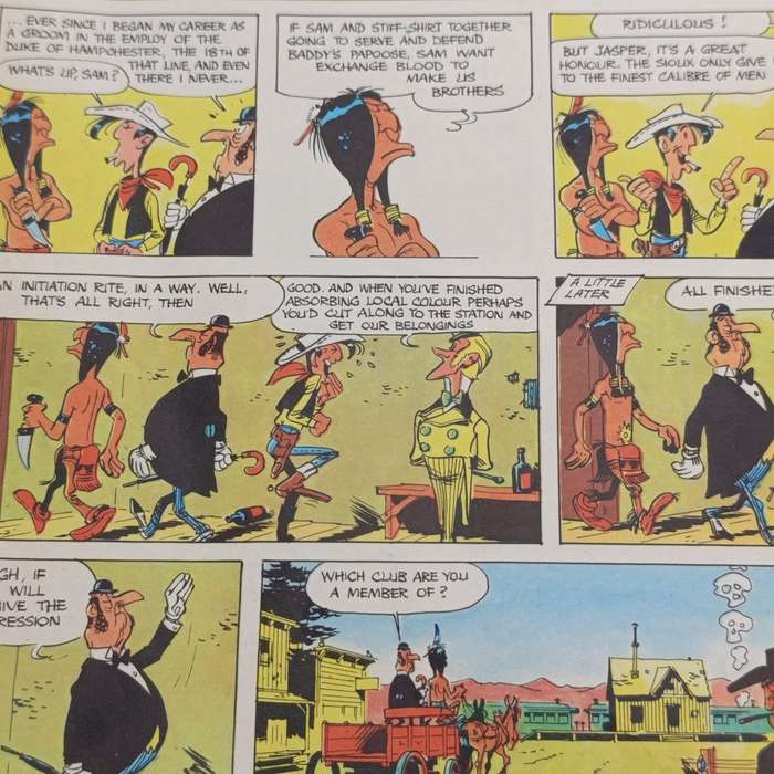 Lucky Luke and the Tenderfoot graphic novel