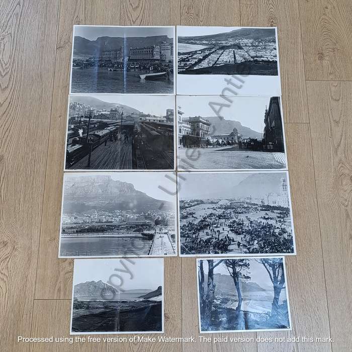 Lot of Antique Cape Town photo prints