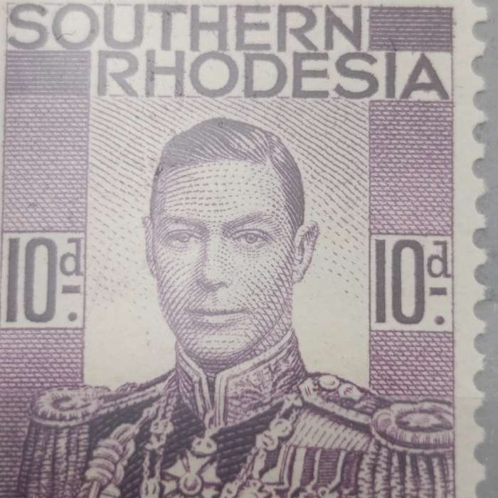 Southern Rhodesia set of 13 George 6 stamps mint - 1937 issue