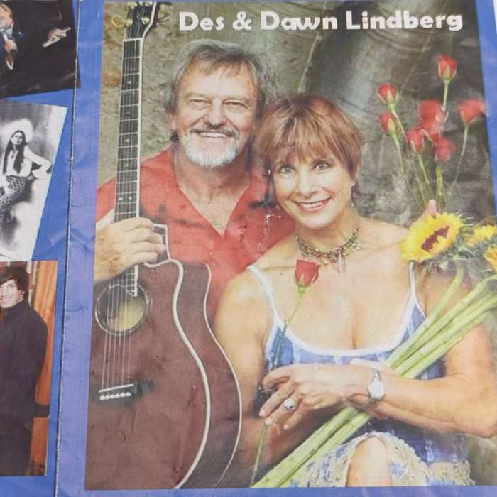 Des & Dawn Lindberg brochure for the Cat-Caberet & Theatre in Johannesburg