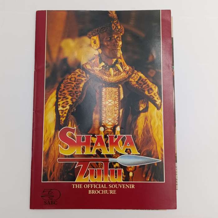 Original Souvenir Brochure for the film Shaka Zulu - with a few Newspaper cuttings about Henry Cele
