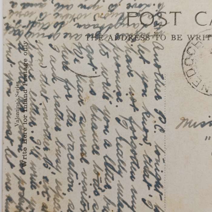 Early 1900 postcard sent from Senekal Orange Free State to Lynedoch Station Cape Colony