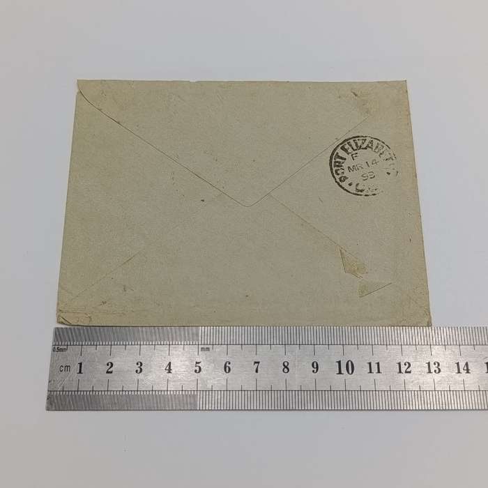 1898 letter Queenstown to Port Elizabeth 3 x One Penny Cape of Good Hope stamps cancelled Queenstown
