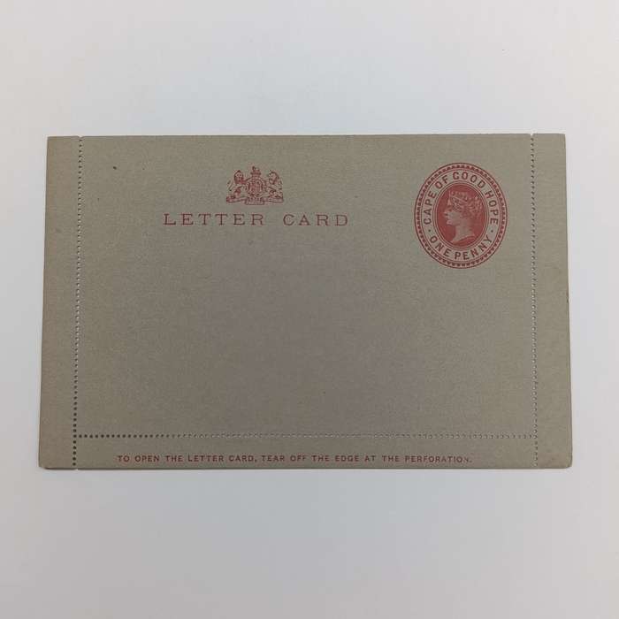 Late 1800's Cape of Good Hope Letter card unused
