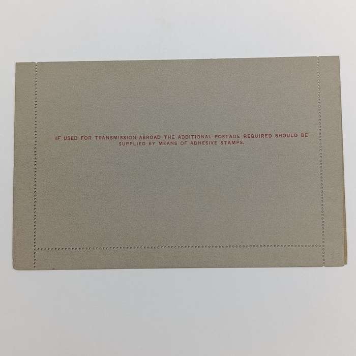 Late 1800's Cape of Good Hope Letter card unused