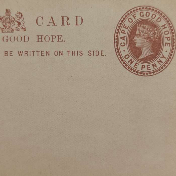 Cape of Good Hope prepaid postcard unused