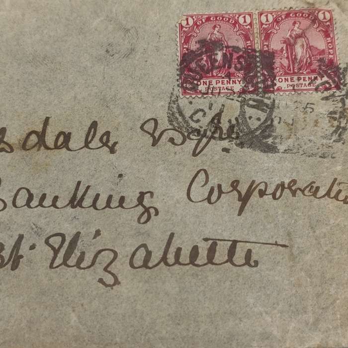 1900 Cape of Good Hope Cover Queenstown to Port Elizabeth