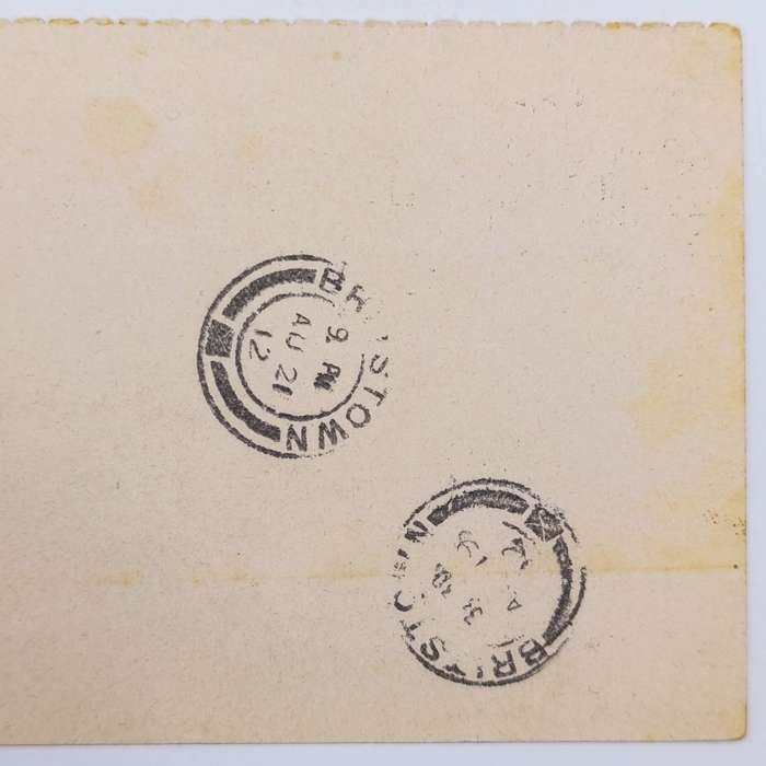 1912 Cape of Good Hope Reply paid card BERRY BANK Cape of Good Hope Cancel - very rare
