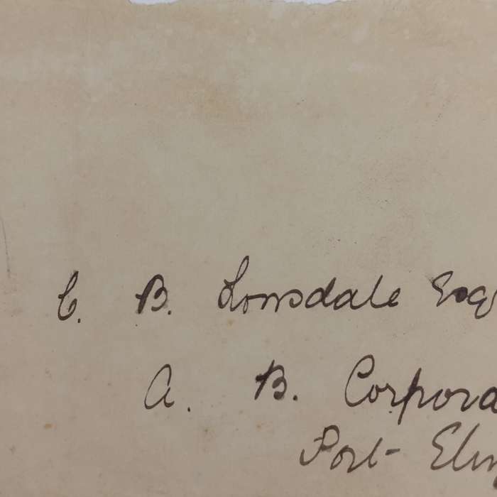 1911 Umtata Cape of Good Hope to Port Elizabeth cover