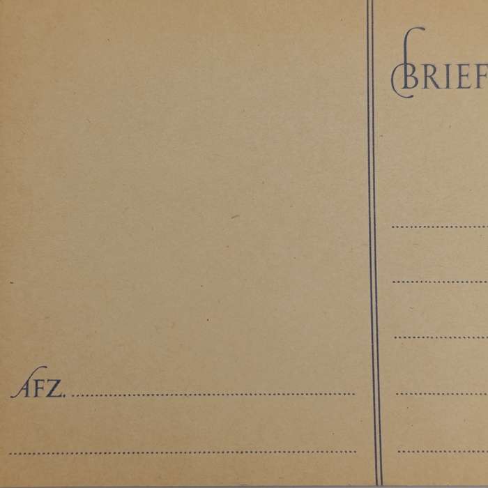Netherlands briefkaart with 6 cent pre printed stamp - unused