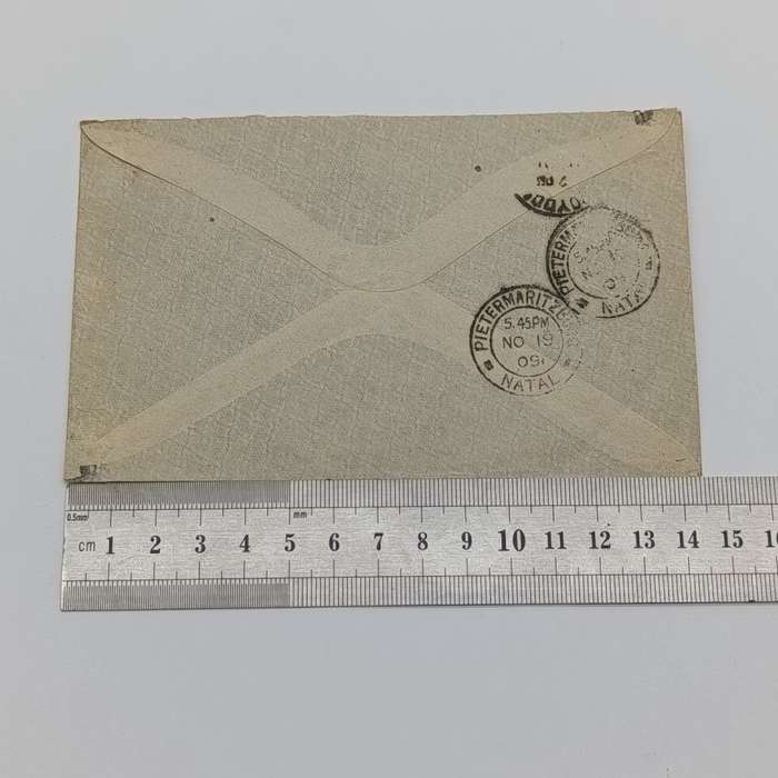 1909 Letter sent from Newmarket, Cape of Good Hope to Surrey, England