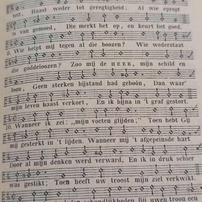 Pair of Antique Psalmen en gezangen books