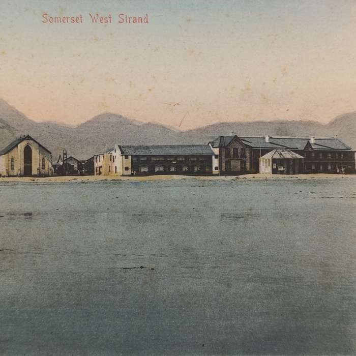 Postcard unused Somerset West Strand early 1900's