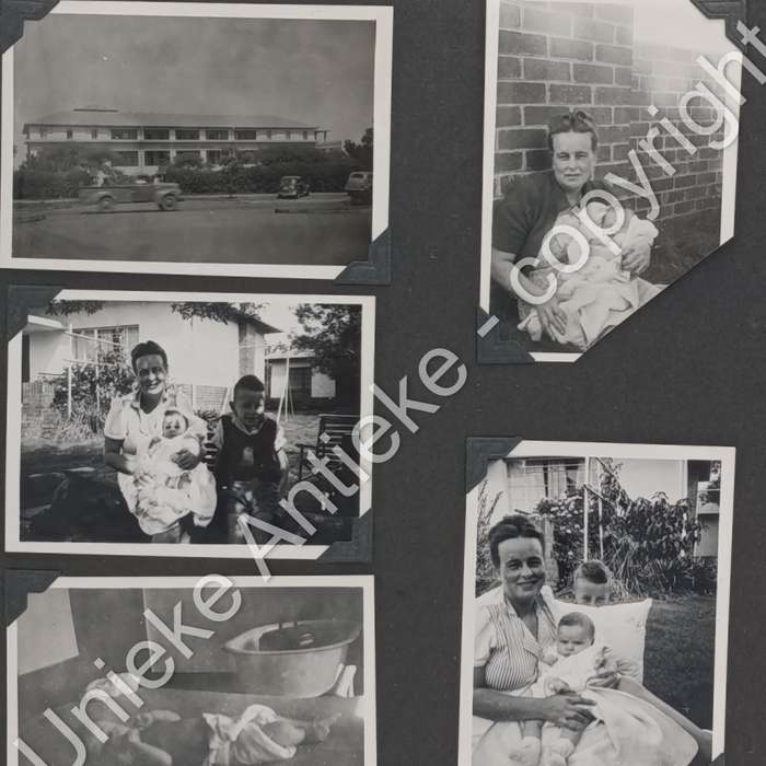 Vintage album with about 90 photos - 1950's - Roux family - also some negatives - Pretoria area
