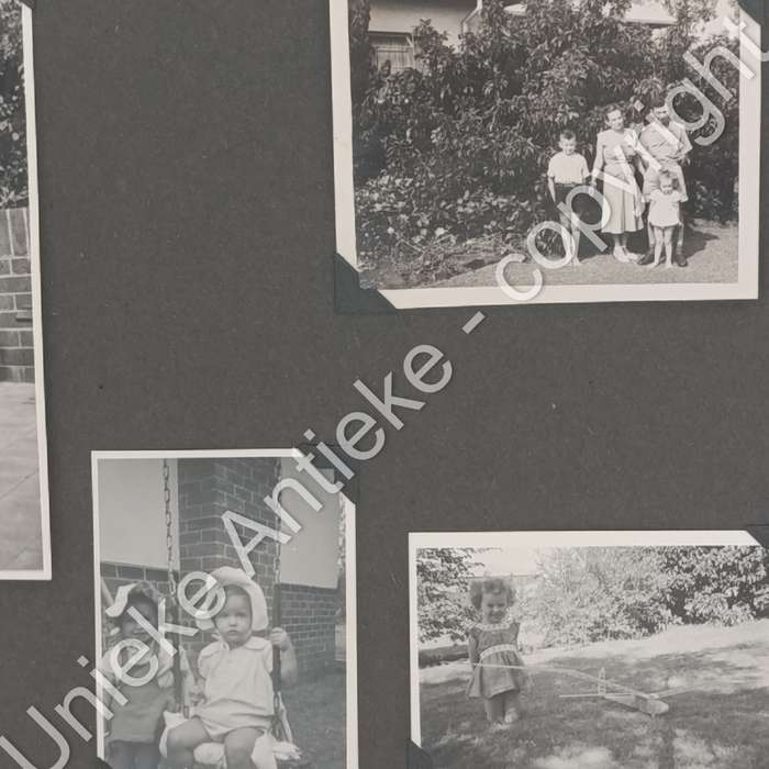 Vintage album with about 90 photos - 1950's - Roux family - also some negatives - Pretoria area