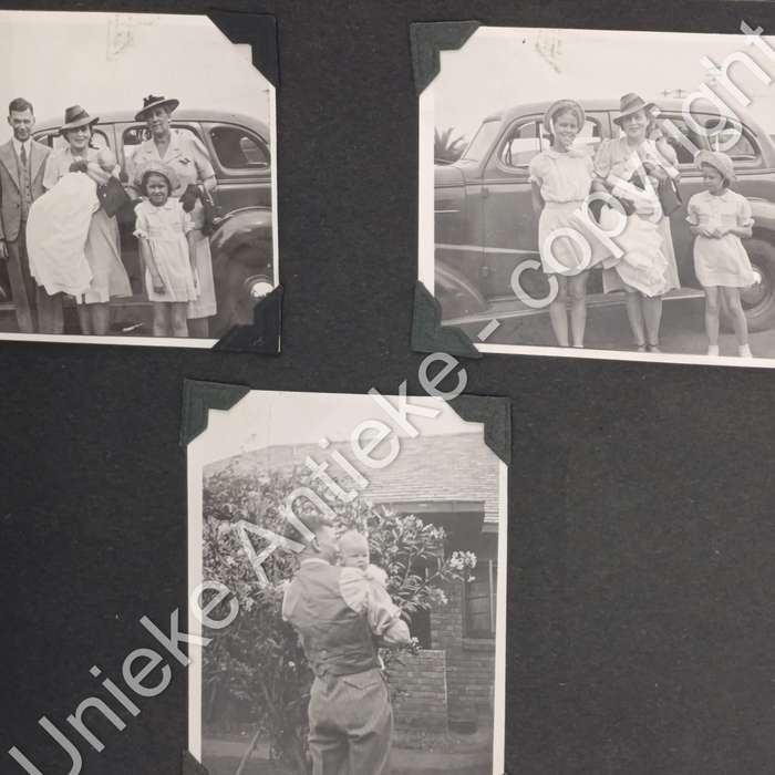 Photo album - 1930's Roux family - Pretoria area - 60 photos in album