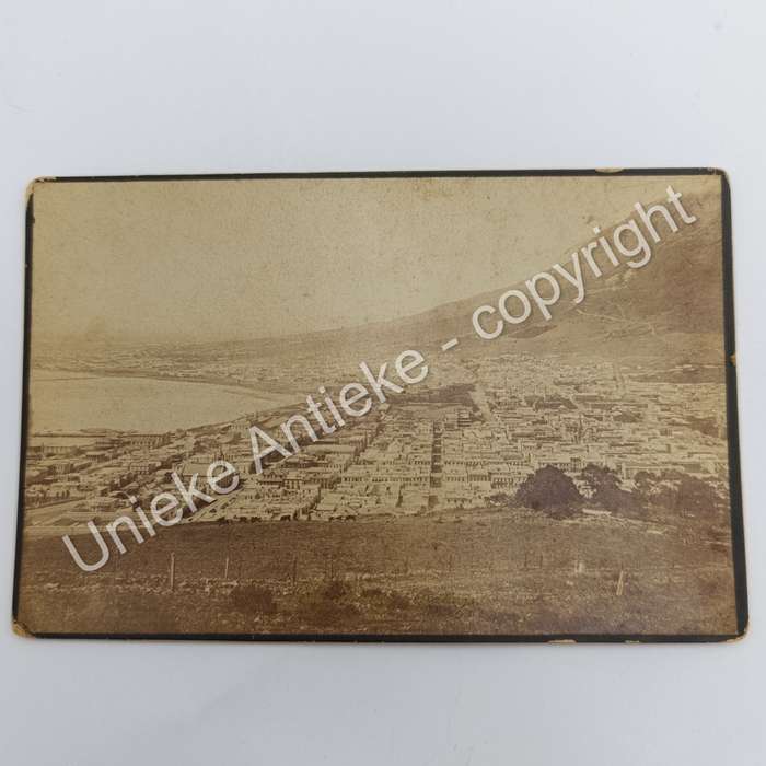 Antique photo of Cape Town CBD taken from Signal Hill - circa 1900