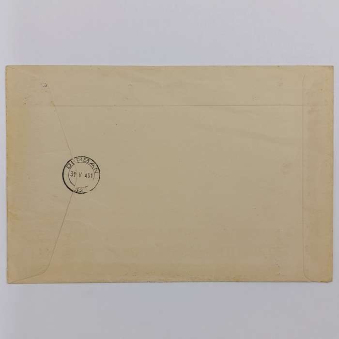 Republic of South Africa 31 May 1961 First Day Cover - cancelled Durban - rarely seen
