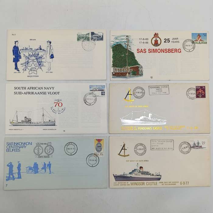 Lot of 6 Navy Maritime related covers