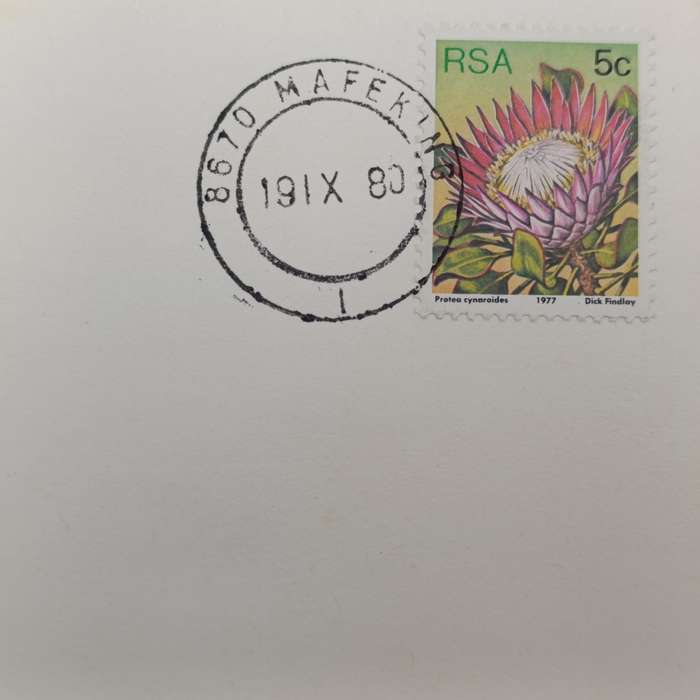 Lot of 3 last day of South African postal services in Mafeking postal covers