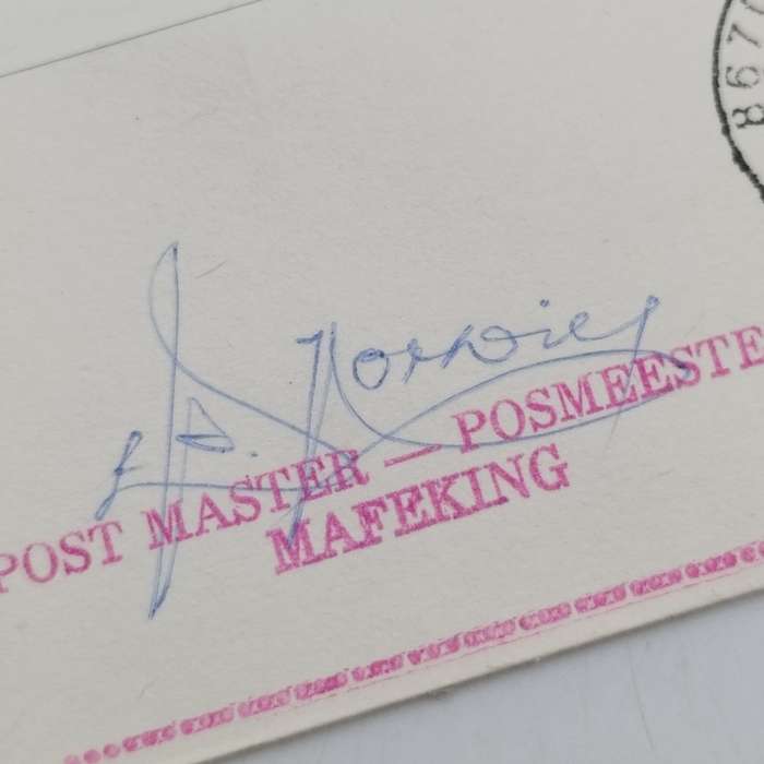 Lot of 3 last day of South African postal services in Mafeking postal covers