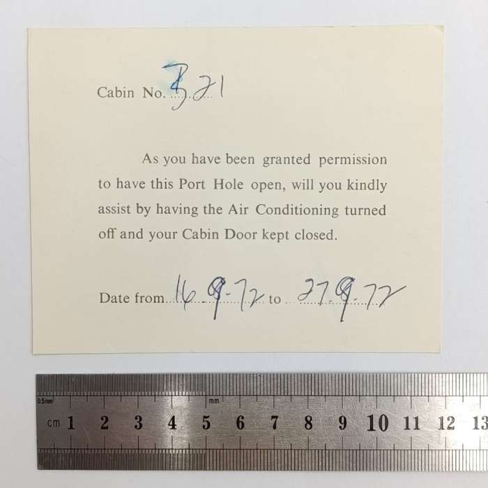 Lot of vintage Union Castle/ Safmarine documents and brochure
