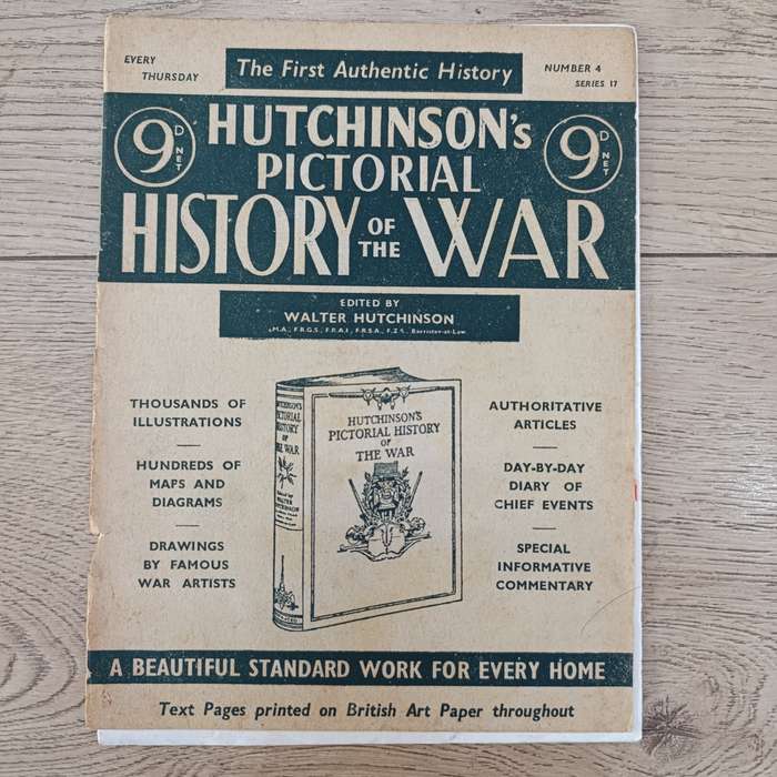 Lot of 10 Hutchinson's Pictorial History of the war books