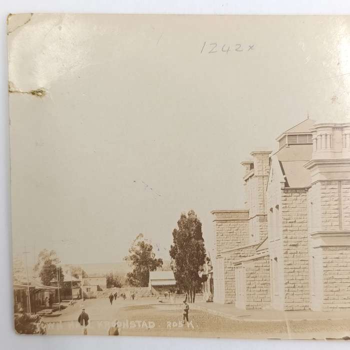 Postcard from Holfontein to Johannesburg with Violet Holfontein cancel